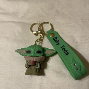 Baby yoda keychain